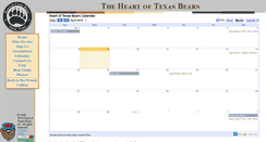 Desktop Screenshot of calendar.heartoftexasbears.org